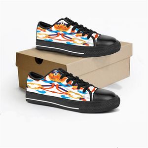 Low Diy Custom Shoes Uomo Donna Top Canvas Skateboard Sneakers Triple Nero Personalizzazione Stampa Uv Sneakers sportive Kele325353 Wo897 Ization596 ization