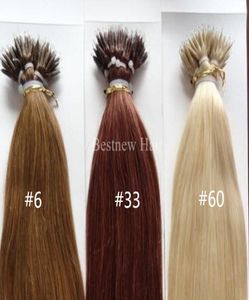 100 p￤rlor 100g 18quot20quot22quot Indian Remy Human Micro Nano Rings Tip Human Hair Extensions DHL Fast 3104563