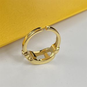 Fashion Brand Wedding Rings Womens Mens F Gold Designers Women Jewelry Ring Luxury High Quality Jewelrys Men