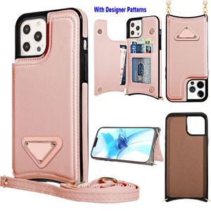 Estilista de moda capa para iPhone 14 Pro 15Plus 13 12 Caixa de carteira com suporte de cartão com estiramento de flores com o kickstand de couro PU PU PU