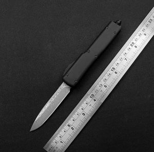 UT Damascus Steel Blade Outdoor Высокая твердость тактическое нож CNC 6061T6 Алюминиевая ручка EDC Автоматическое кемпинг Hunt181627278