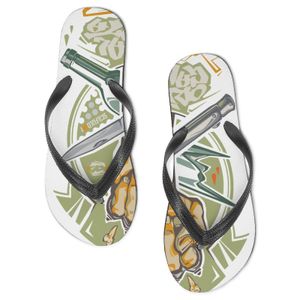 Sapatos personalizados DIY fornecem imagens para suportar chinelos de personalização Totem Dhrg Sandals Mens Womens Sixteen Ohebg Bapofhj
