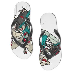 DIY anpassade skor tillhandahåller bilder för att stödja anpassnings tofflor totem dhrg sandaler män kvinnor sexton ohebg pjgs