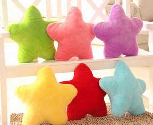 40cm Five Point Star Plelight Pillow Gift Soft cheio de backrest Toys for Kids Ldren Decoração de cadeira de casa meninas Pentegrama de pentagrama J220729