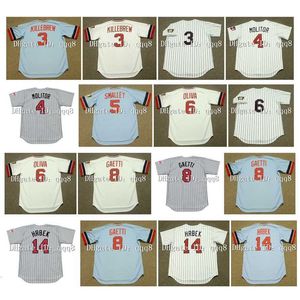 Бейсбол в колледже 1974 Vintage 3 Harmon Killebrew 4 Paul Molitor 5 Roy Smalley 6 Тони Олива 8 Gary Gaetti 11 Chuck Knoblauch 14 Kent Hrbek White Blue Retro