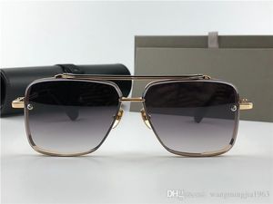 Designer-Sonnenbrille, Herren-Sonnenbrille für Damen, A, DITA-Sonnenbrille, Herren-Sonnenbrille, modischer Stil, quadratischer Rahmen, UV-400-Linse mit Box