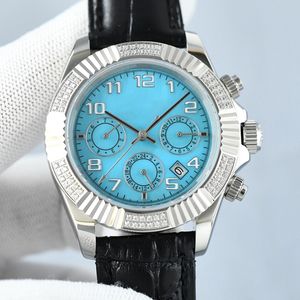 Watch Automatic Mechanical Men Diamond Wristwatches Classic Business Wristwatch Stainless Steel Wristband Montre De Luxe Bracelet Needle Clasp