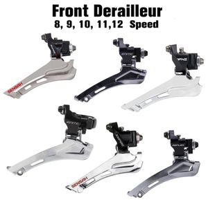 دراجة Derailleurs Sensah Road Bicycle Front Straining 8 9 10 11 12 20 22 SPEED Derailleu Clamping Ring Tripters1047716