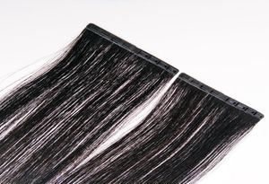 Snap Button Skeft Tape in Human Hair Extension Clip in Hair 1424inch gemakkelijk te dragen en demonteren van nieuw product 20PCS5581574