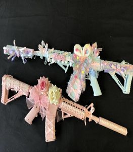 Lolita Modello di pistola giocattolo gothic non può sparare rosa carino per le ragazze cosplay accessori decorazione po prop outdoor