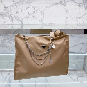 Kadın Çanta Orijinal Kumaş Tote Alışveriş Çantası Çanta Yüksek Moda Büyük Kapasiteli Plaj Çantaları Lüks Tasarımcı Seyahat Tuval Crossbody Zincir Omuz Çantası Pochette