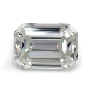 Luźne kamienie szlachetne 3x510x14mm biały kolor vvs1 szmaragdowy kamień moissanite z gra certyfikat upuszczenie biżuterii dhgarden dhhve