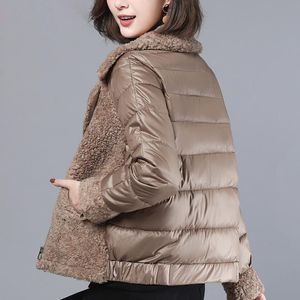 Womens Down Parkas Jackets vinterjacka rockar koreansk stil kvinna estetisk puffer långa kläder kvinnliga klädrock parka huva 221124