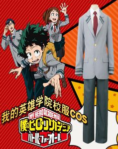 Anime My Hero Academia Deku Todoroki SO Cosplay -Kostüm Halloween School Uniform Volles Set Asiengröße