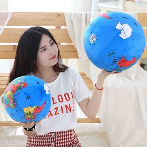 1Pc 24Cm Creativo Kawaii Globe Cuddle Farcito Morbido Carino Home Decor Presente ldren Bambini Miglior regalo di compleanno J220729