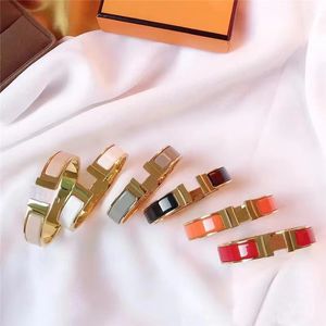 Manchet armbanden voor vrouwen sieraden luxe roestvrijstalen gouden letter gesp