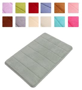 Carpets CAMMITEVER Coral Foam Non-Slip Back Rug Soft Bathroom Carpet Memory Bath Mat Factory Supply Directly Drop