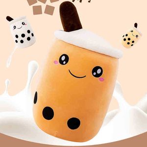 Plush Milk Tea Cup Kudde Plush Plush Cute Boba Tea Cup Pop Födelsedagspresenter till HOSTALES BECAL DECORATION J220729