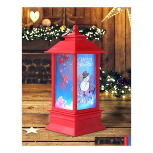 Decorações de Natal Decorações de Natal Lantern LED LED CANELA LUZES DE CANHA DE decoração Square Lighthouse Ano Gift DHSEA