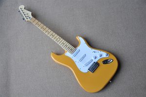 Orange Body 6 Strings Gitara elektryczna z Chrome Hardware Maple Scyk