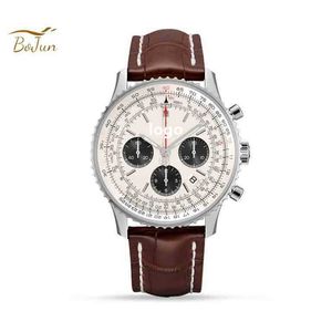 Chronograph AAAAA Dostosowywany luksusowy zegarek dysk Panda BLS Rozmiar 43 mm ETA 7750 Ruch Classic Aviation B01