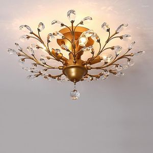 Chandeliers Modern Design Crystal Living Room Corridor Lighting Kitchen Bedroom LED Ceiling Lamp Decoration