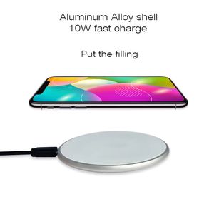 Sublimation Blanks Wireless Phone Charger Blank White 10w Fast charging Pad Sublimation phone Chargers1