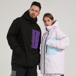 Skifahren Jacken Männer Frauen Oversize Ski Winter Outdoor Warme Wind Wasserdichte Snowboard Jacke Weiblich Männlich Schnee Mantel