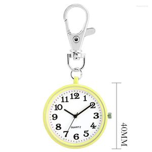 Pocket Watches Alk Keychain Women Watch Student for Exam Teste FOB Relógio O presente envelhecido Drop preto