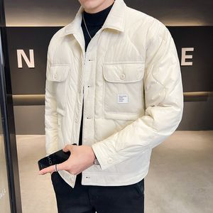 „S Parkas Top Grade Winter Shirt Kolejki Men Men Korean Harajuku trend grubeinter White Duck Down Coats 221125