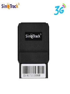 3G WCDMA GPS Tracker Mini ST902W Builtin Battery OBD II 16PIN interface device for Car vehicle with online tracking software H220