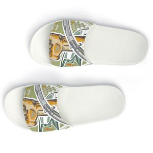أحذية مخصصة DIY توفير الصور لقبول تخصيص Slippers Sandals Slide Bhajshj Mens Womens مريحة