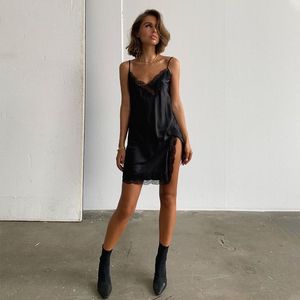 Casual Dresses Slip Sexy Dress For Women Party And Wedding Black Club Outfits Ball Gown Woman Clothes Wholesale Items Business