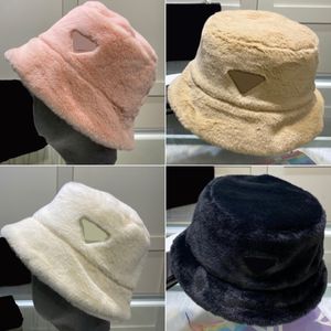 Designer beanie Womens hats for Mens P home Fisherman luxury hat Triangle badge Winter beanies Warm color black white Pink men bonnet homme