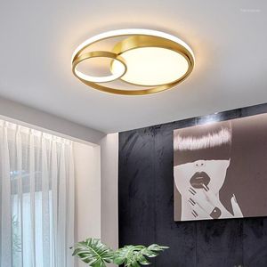 Taklampor nordiskt koppar sovrum lampa modern minimalistisk hemljus lyx kreativ restaurang belysning rum netto r￶tt