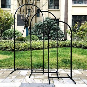 Party Decoration Iron Arc Wedding Arch Flower Stand Balloon Bow Support Kit Birthday Decor Backdrop Metal Structure For Events