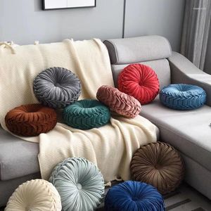 Cuscino giapponese Futon Round Floor S Velvet Seat Pad Throw Cuscini decorativi per la casa per divano