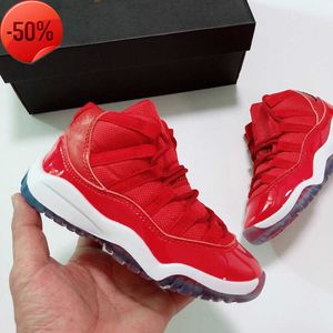 Boots 11S Concord 45 Baby Little/Big Kids Basketball shoes Toddler Gym Red Bred Legend Blue XI 72-10 4s Boys Girls Outdoor Athletic Sneakers