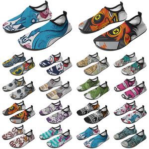 Mężczyźni Kobiety Niestandardowe buty DIY Water Fashion Modna Sneaker Multi-coloured353 męskie trenerzy sportowe na zewnątrz