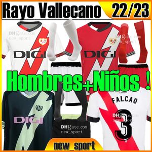 22 Camiseta Rayo Vallecano Soccer Jerseys ISI UNAI LOPEZ new sport Home Away SERGI GUARDIOLA FRAN GARCIA RODRIGUES OSCAR men kids maillots Football Shirt