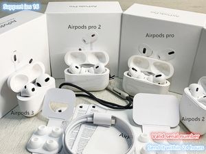 Nieuwe AirPods AirPods Pro Air Pods Gen Wirelloze oortelefoons ANC GPS Wireless Charging Bluetooth hoofdtelefoon in ear met serienummer IOS16