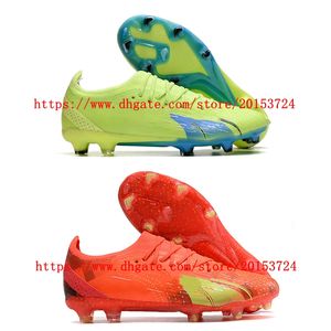 Chuteiras de futebol masculinas 2022 Ultra Ultimate FG chuteiras de couro scarpe da calcio