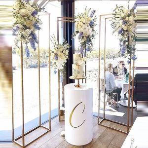 Party Decoration Shiny Gold Large Christmas Welcome Banner Frame Rack Engagement Wedding Favors Flower Arch Birthday Baptism Balloon