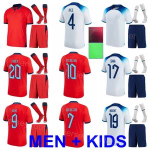 National Team Men Youth Soccer Marcus Rashford Jerseys World Cup 2022-23 Jack Grealish John Stones Kieran Trippier Harry Kane Phil Foden Football Shirt Kits YingGuo