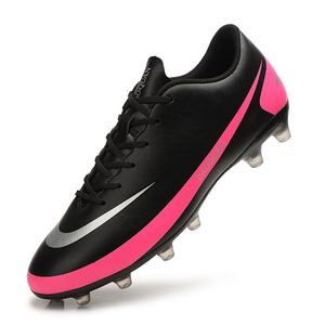 Dress Shoes Lowtop Men Football Boots Comfortable Fabric Spring Summer Outdoor Training Soccer Kids Adults Cleats TF FG Sole 221125