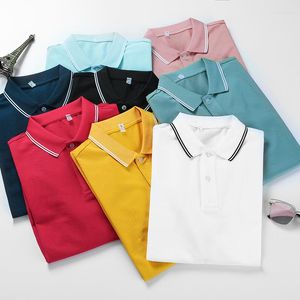 Men's Polos Kksky Polo Shirts Men Cotton Fashion Basic Man T Clothing Turn-down Collar Button White Hombre 2022 Summer 4XL