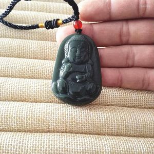 Colares pendentes por atacado Hetian Stone Guanyin Buddha 2022 Bebê para homens homens pingentes jóias de moda