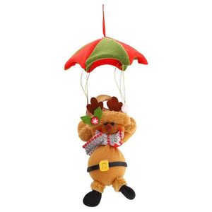 Christmas Decorations Christmas Decorations Creative Parachute Santa Claus Snowman Elk Doll Tree Hanging Ornament Xmas Year Holiday Dhssi