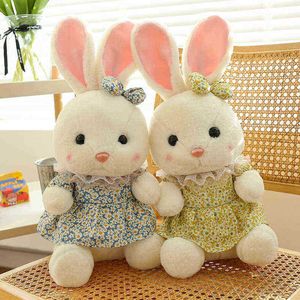 304555Cm Sweet Rabbit Plush Doll Soft Hugs Kids Sussen Stuffed Plush Baby Girls Toy For Infants Daughter Gift J220729