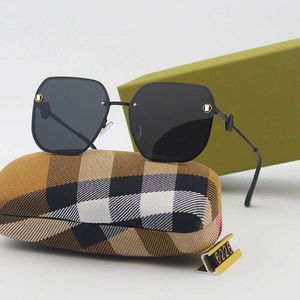 2023 Sonnenbrille Damen großer Rahmen Netz rot japanische koreanische Retro-Sonnenbrille für Männer Mode personalisierte Metall polarisiert